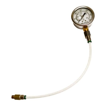 Heat Wagon Heat Wagon Heater Fuel Pump Pressure Gauge W/ Hose, 6'L, Silver BIE 99AM003